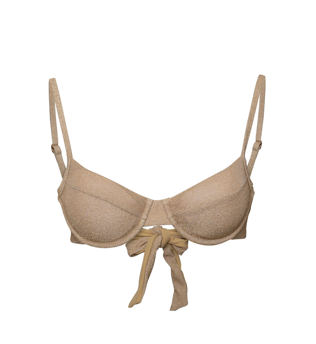 STEFANI TIE-BACK UNDERWIRE TOP